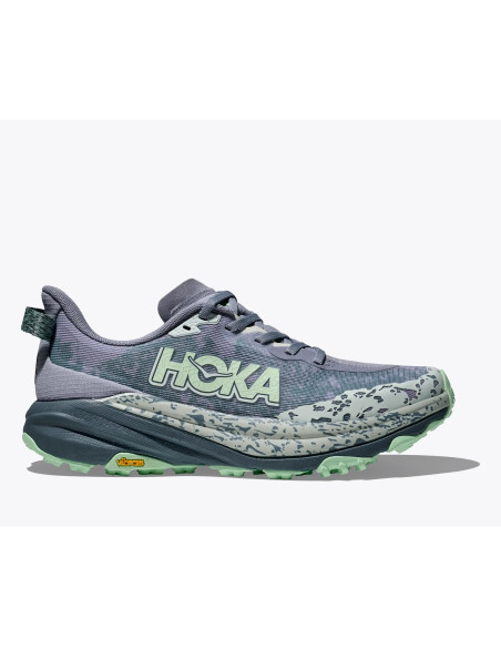 ZAPATILLA TRAIL HOKA SPEEDGOAT 6  VIBRAM GRIS