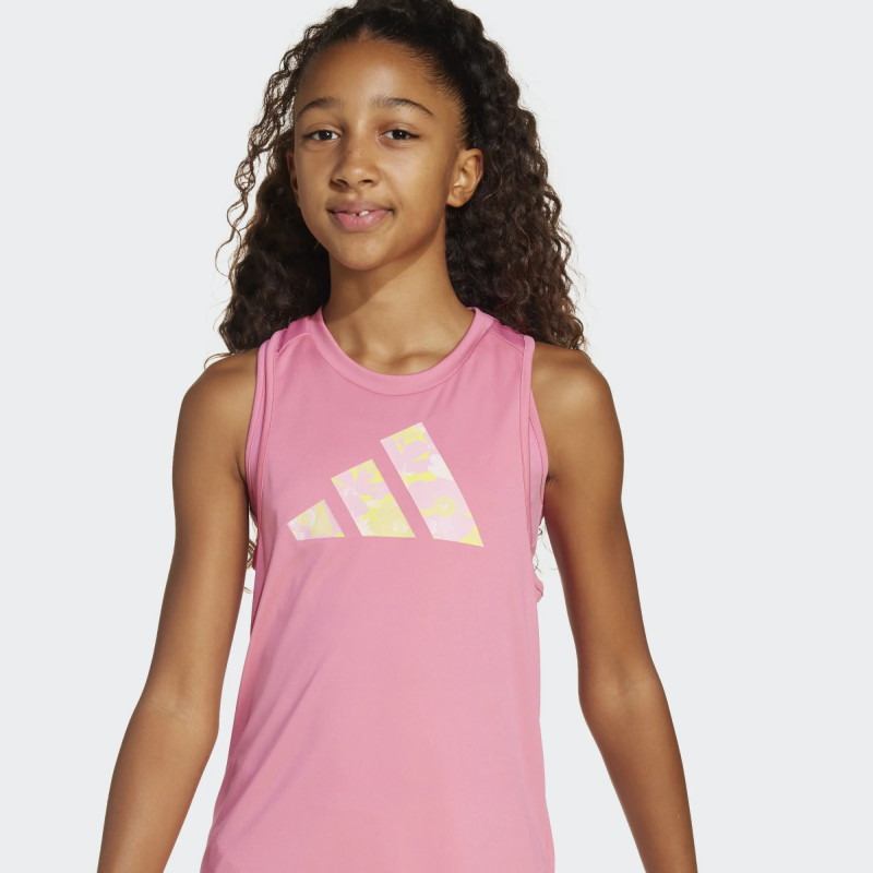 CAMISETA SIN MANGAS DE NIÑA MARCA ADIDAS COLOR ROSA