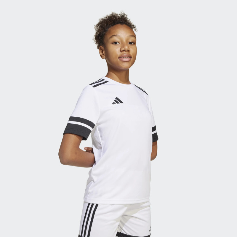 CAMISETA DEPORTIVA ADIDAS BLANCA CON NEGRO
