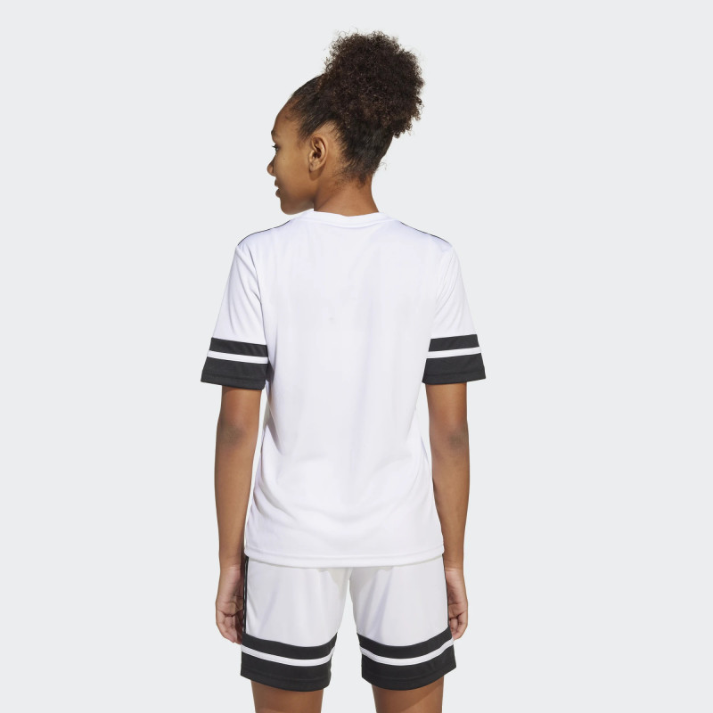 CAMISETA DEPORTIVA ADIDAS BLANCA CON NEGRO