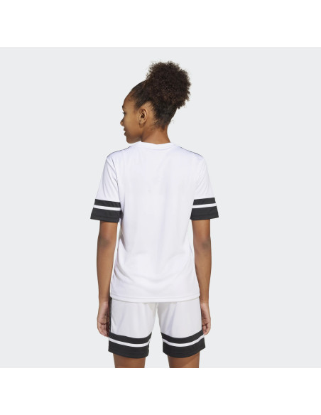 CAMISETA DEPORTIVA ADIDAS BLANCA CON NEGRO