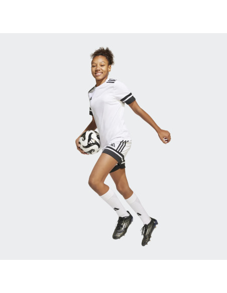 CAMISETA DEPORTIVA ADIDAS BLANCA CON NEGRO