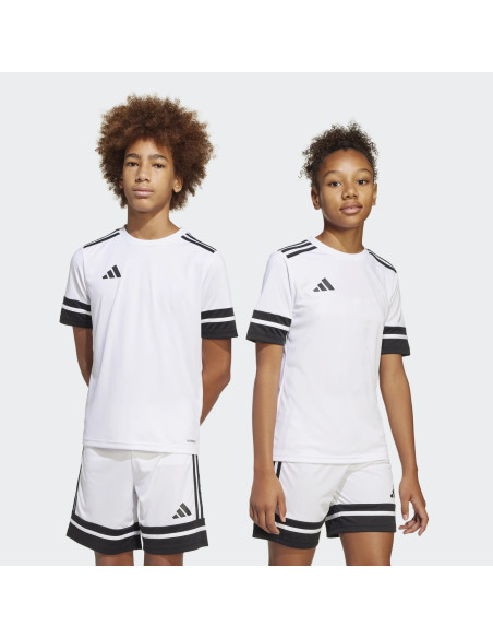 CAMISETA DEPORTIVA ADIDAS BLANCA CON NEGRO
