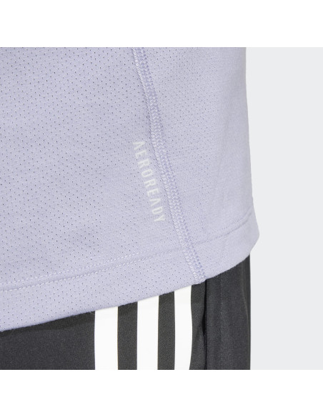 CAMISETA TRASPIRABLE DE ADIDAS COLOR LILA