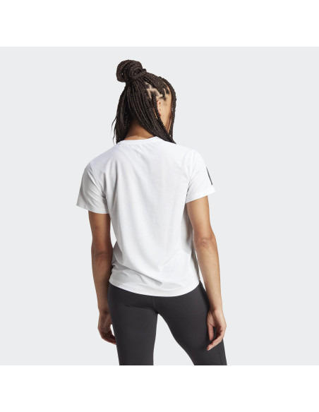 CAMISETA TRASPIRABLE ADIDAS PARA MUJER COLOR BLANCO