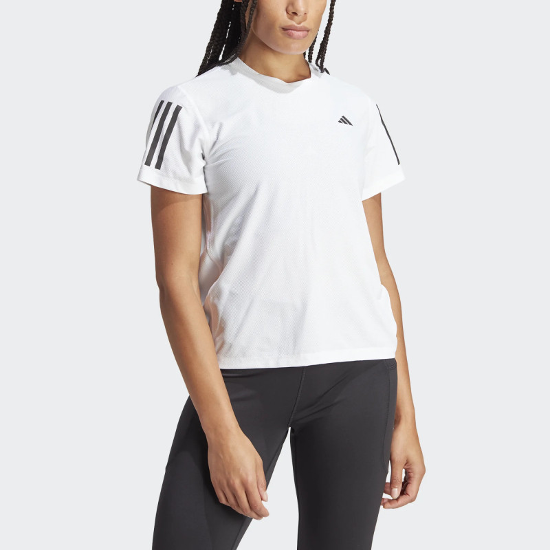 CAMISETA TRASPIRABLE ADIDAS PARA MUJER COLOR BLANCO