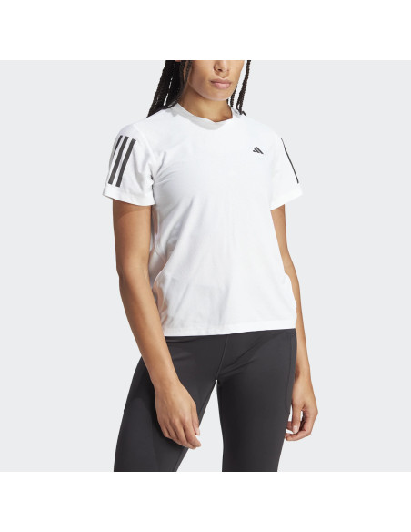 CAMISETA TRASPIRABLE ADIDAS PARA MUJER COLOR BLANCO