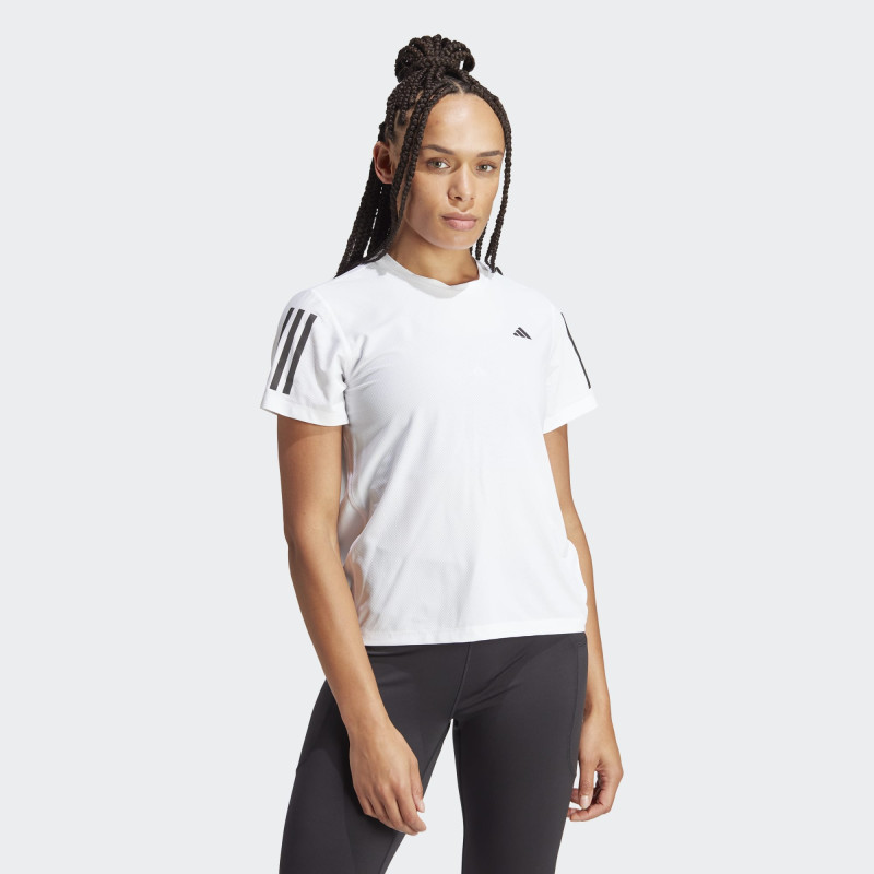 CAMISETA TRASPIRABLE ADIDAS PARA MUJER COLOR BLANCO