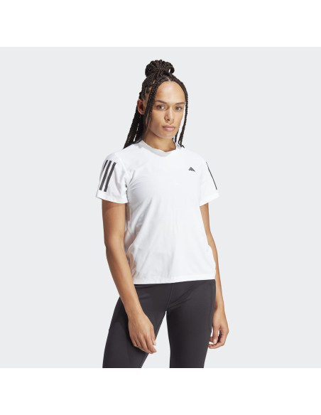 CAMISETA TRASPIRABLE ADIDAS PARA MUJER COLOR BLANCO