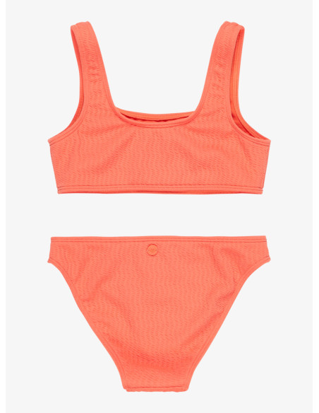 BIKINI DEPORTIVO PARA NIÑA, MARCA ROXY NARANJA
