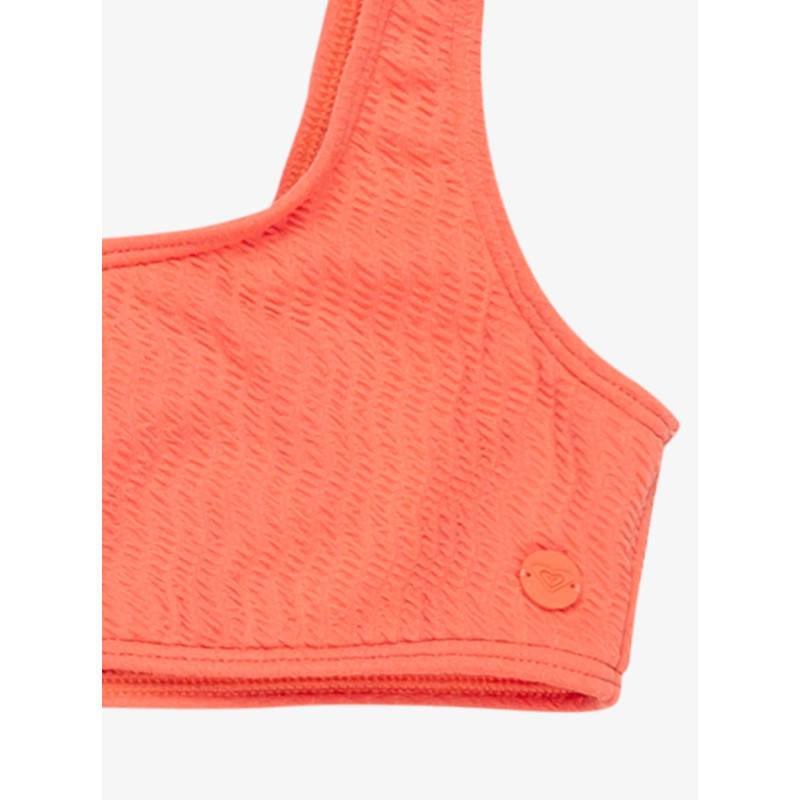 BIKINI DEPORTIVO PARA NIÑA, MARCA ROXY NARANJA