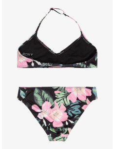 BIKINI DEPORTIVO PARA NIÑA, MARCA ROXY ESTAMPADO FLORES 2