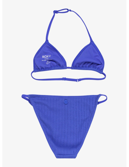 BIKINI TOP CORTINA PARA NIÑA, MARCA ROXY AZULON