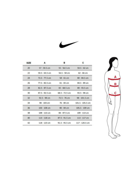 BAÑADOR PISCINA SRA NIKE NEGRO