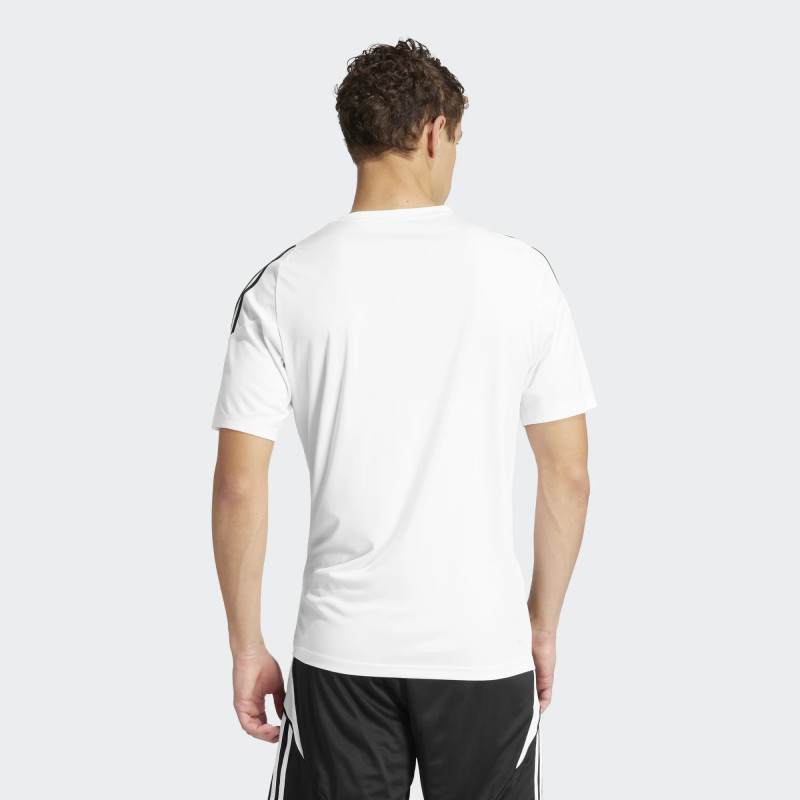 CAMISETA TRASPIRABLE DE ADIDAS BLANCO NEGRO