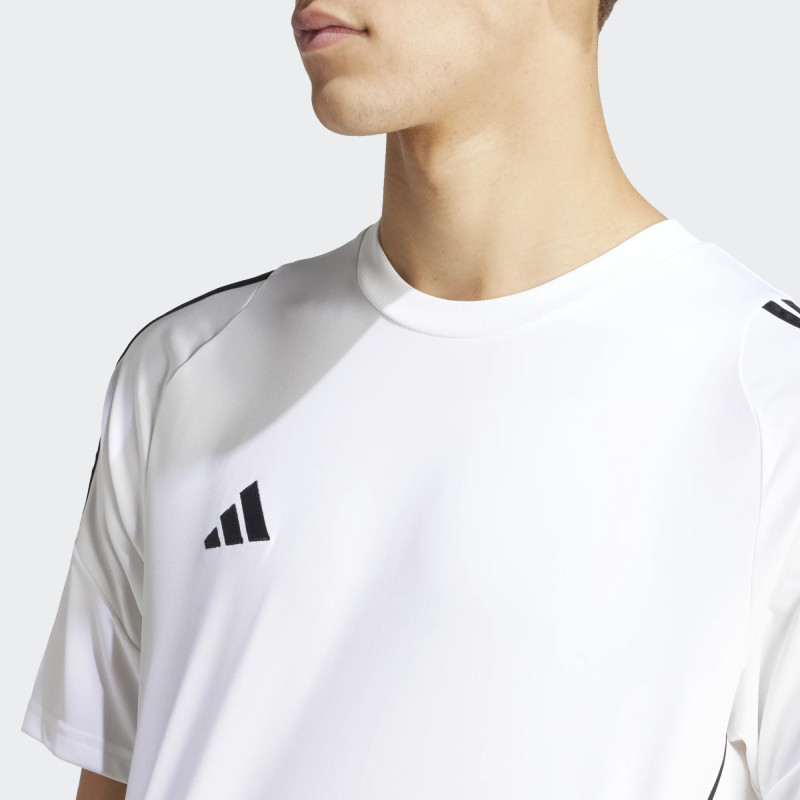 CAMISETA TRASPIRABLE DE ADIDAS BLANCO NEGRO