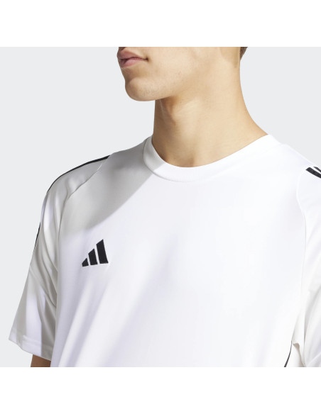 CAMISETA TRASPIRABLE DE ADIDAS BLANCO NEGRO