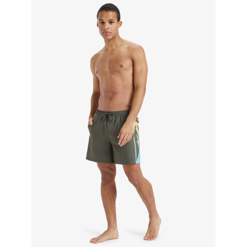 BAÑADOR DE SR VERDE CINTURA GOMA LOGO LATERAL