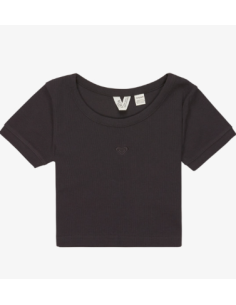 CAMISETA MANGA CORTA ROXY NEGRO