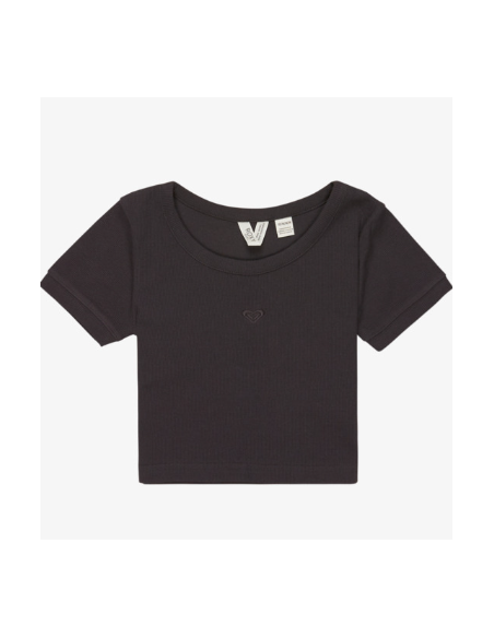 CAMISETA MANGA CORTA ROXY NEGRO