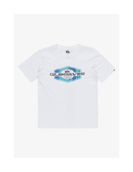 CAMISETA NIÑO LOGO PECHO QUILKSILVER COLOR BLANCO