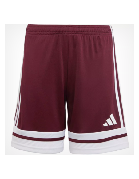 SHORT FINO NIÑO ADIDAS COLOR GRANATE
