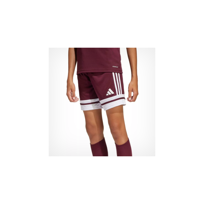 SHORT FINO NIÑO ADIDAS COLOR GRANATE