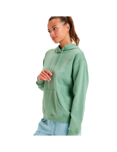 SUDADERA BASIC ROXY COLOR VERDE