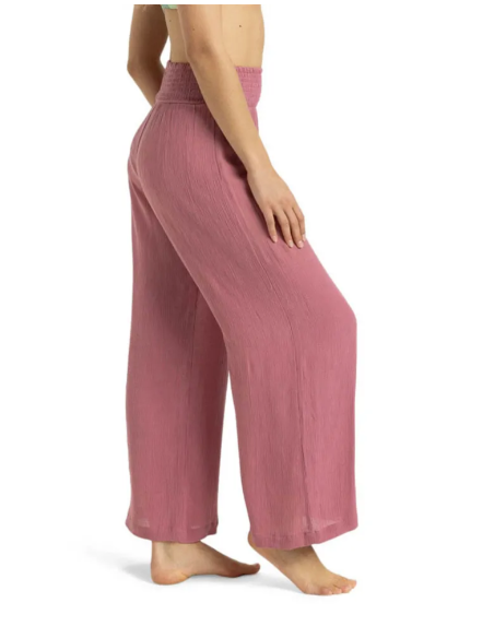PANTALON VERANO GOMA ROXY COLOR ROSA