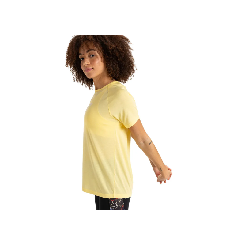 CAMISETA MANGA CORTA TRANSPIRABLE ROXY COLOR AMARILLO