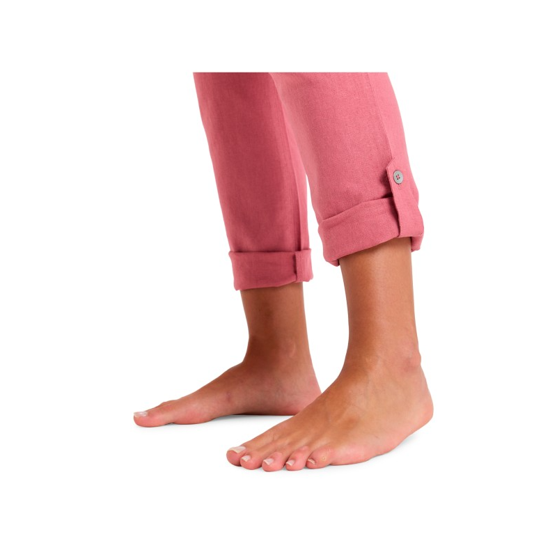 PANTALON LINO ROXY COLOR ROSA