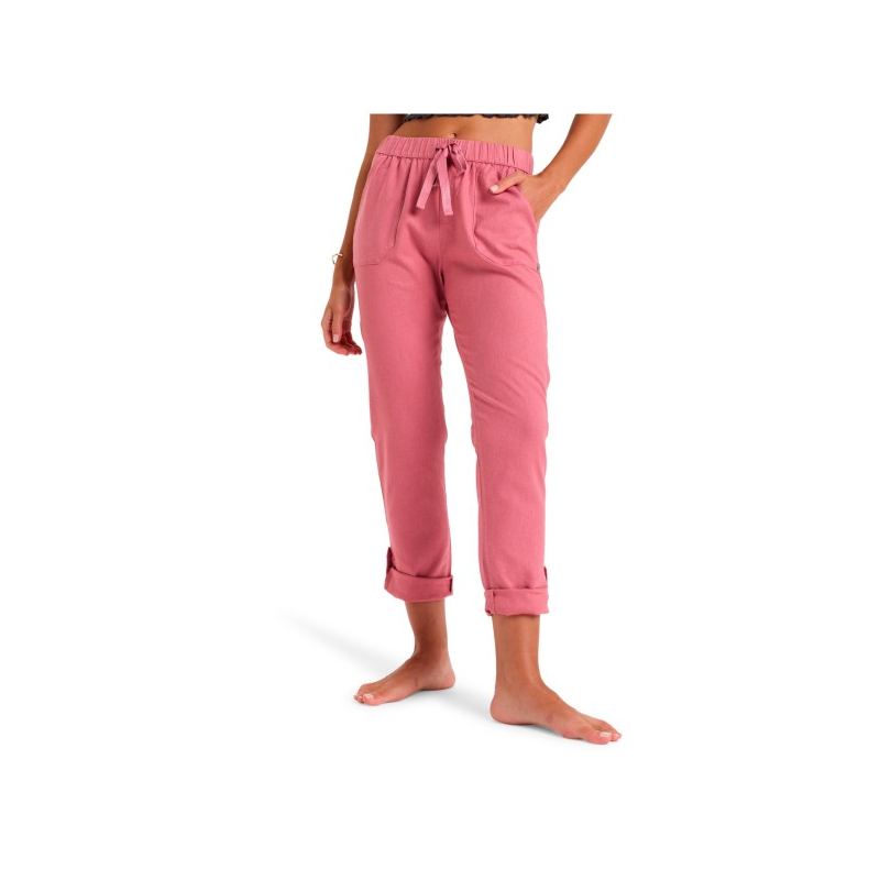 PANTALON LINO ROXY COLOR ROSA