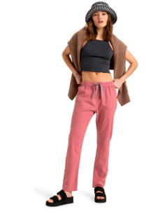PANTALON LINO ROXY COLOR ROSA