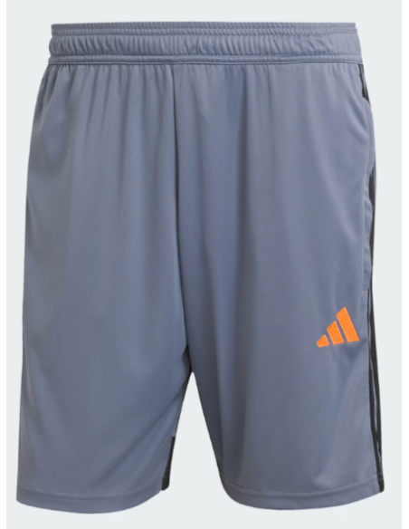 PANTALON CORTO TRES RALLAS CLASIC COLOR GRIS