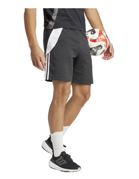 BERMUDA ALGODON ADIDAS NEGRO COLOR BLANCO