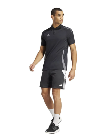 BERMUDA ALGODON ADIDAS NEGRO COLOR BLANCO