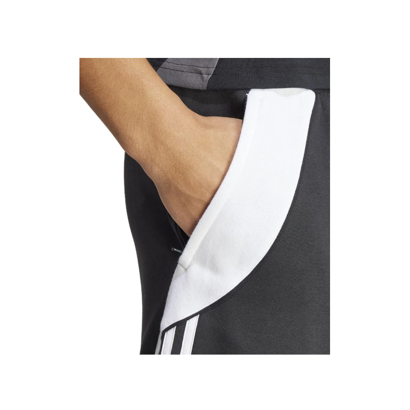 BERMUDA ALGODON ADIDAS NEGRO COLOR BLANCO