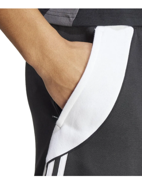 BERMUDA ALGODON ADIDAS NEGRO COLOR BLANCO