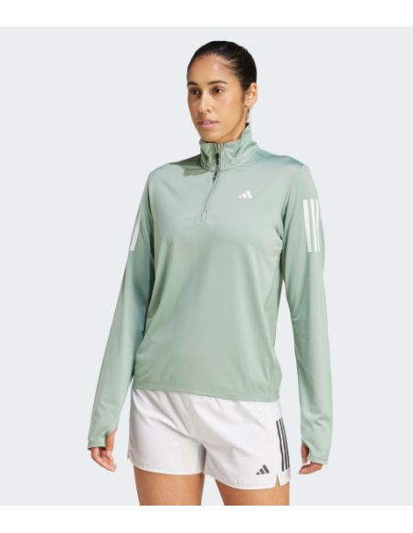 SUDADERA CREMALLERA ADIDAS COLOR VERDE
