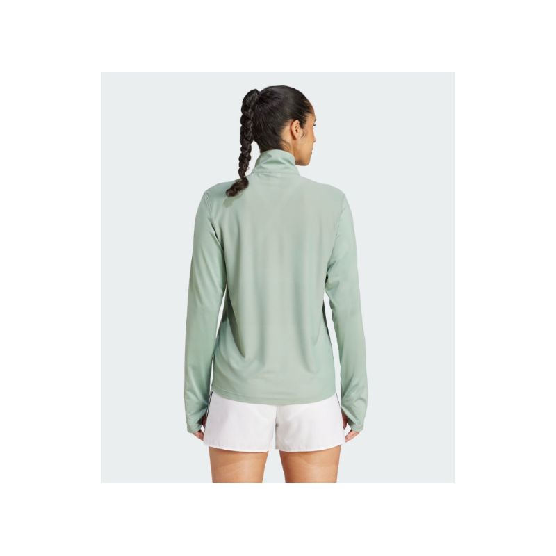SUDADERA CREMALLERA ADIDAS COLOR VERDE