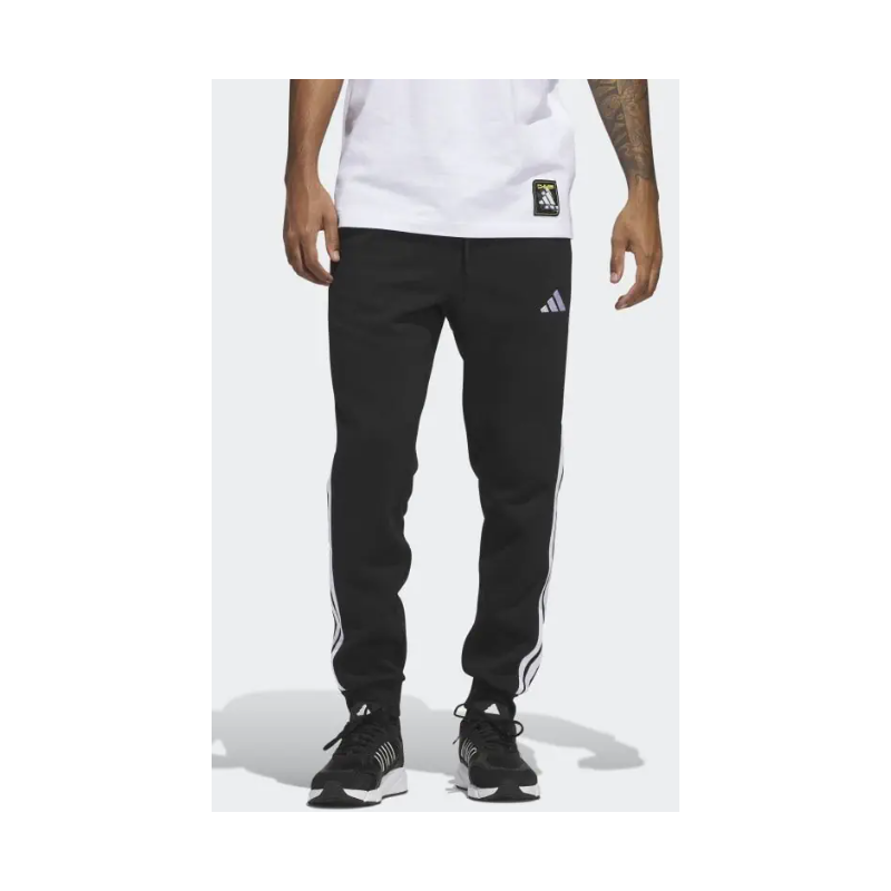 PANTALON CHANDAL ALGODON ADIDAS COLOR NEGRO