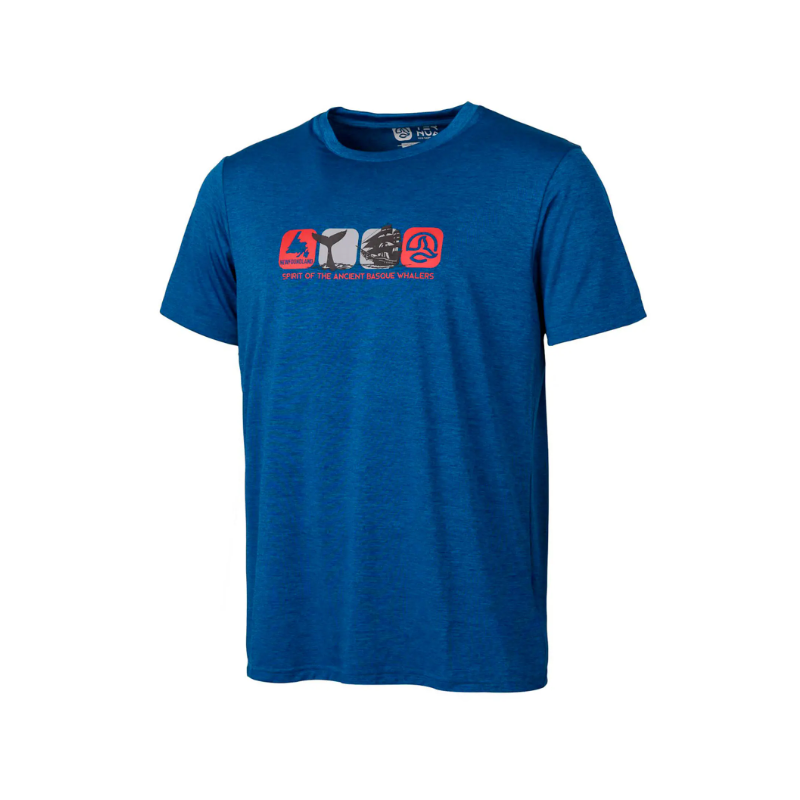 CAMISETA MANGA CORTA TRANSPIRABLE TERNUA COLOR AZUL