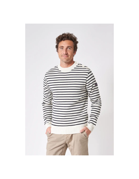 JERSEY PUNTO RALLAS BATELA COLOR BLANCO