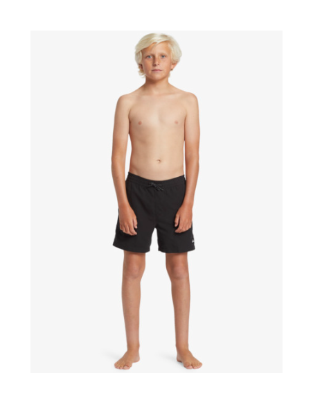 BAÑADOR NIÑO QUIKSILVER COLOR NEGRO CINTURA GOMA