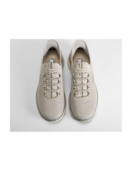 ZAPATILLA SKECHERS SLIP INS COLOR BEIGE
