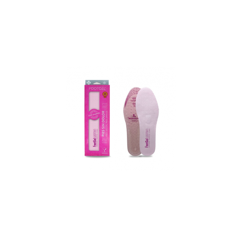PLANTILLAS GEL ALOE VERA PERFUMADA FOOTGEL COLOR ROSA