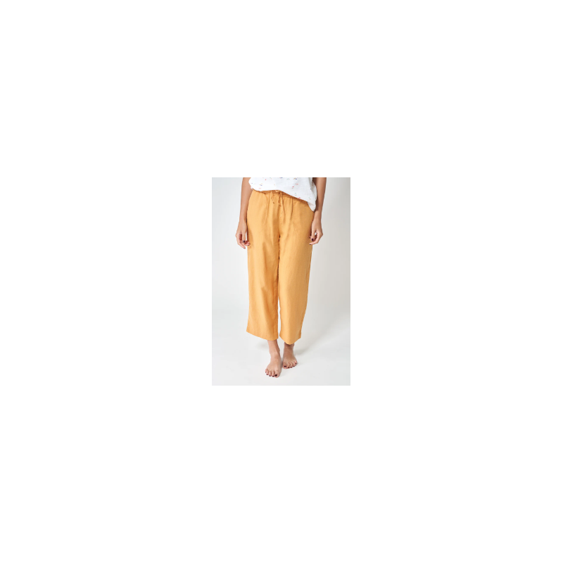PANTALON LINO BATELA COLOR BEIGE