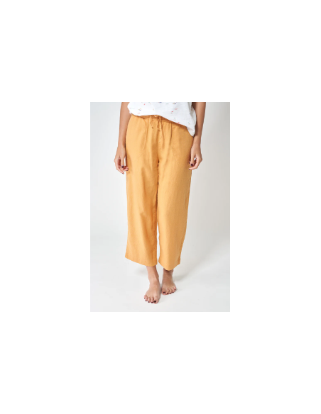 PANTALON LINO BATELA COLOR BEIGE
