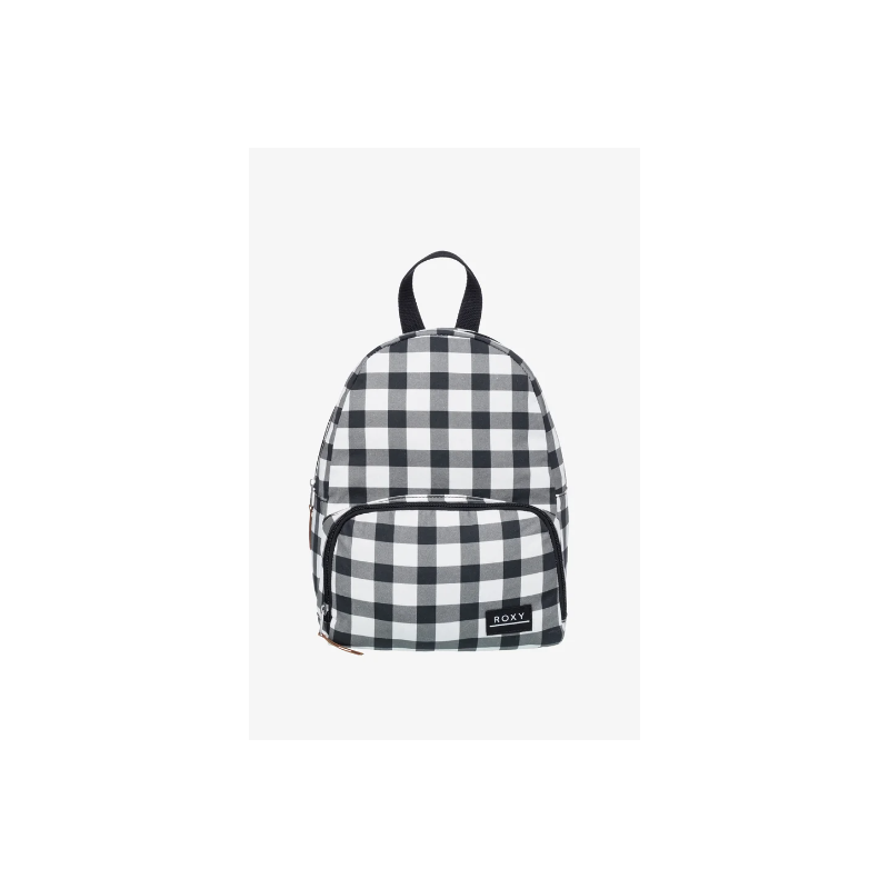 MOCHILA CUADRADOS ROXY COLOR NEGRO