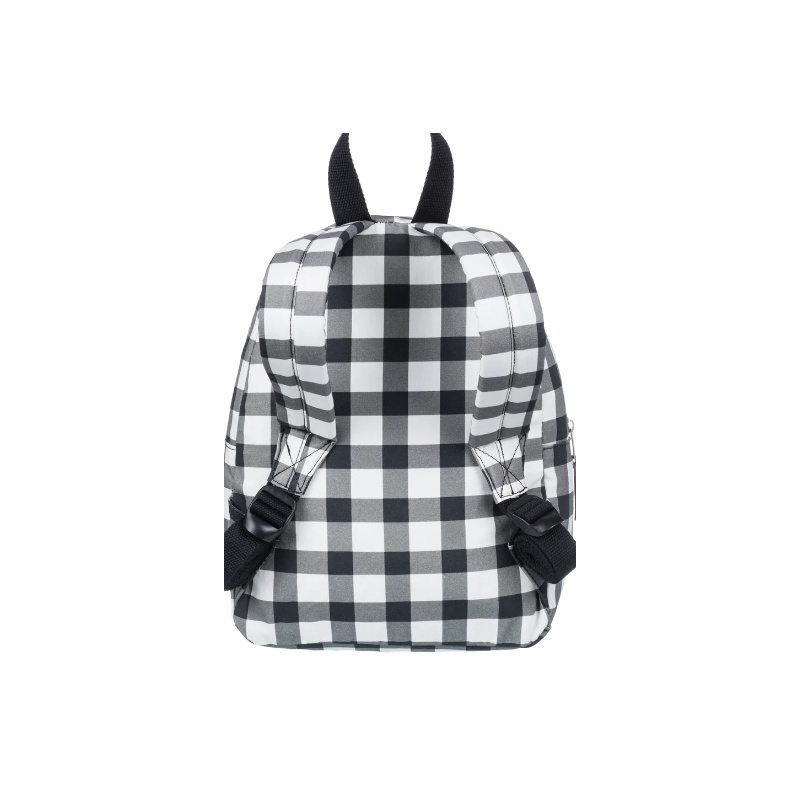 MOCHILA CUADRADOS ROXY COLOR NEGRO